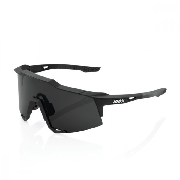 Lunettes 100% Speedcraft Soft Tact Black / Smoke Lens