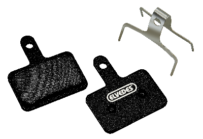 paire de plaquettes elvedes de frein metal/carbone shimano br 